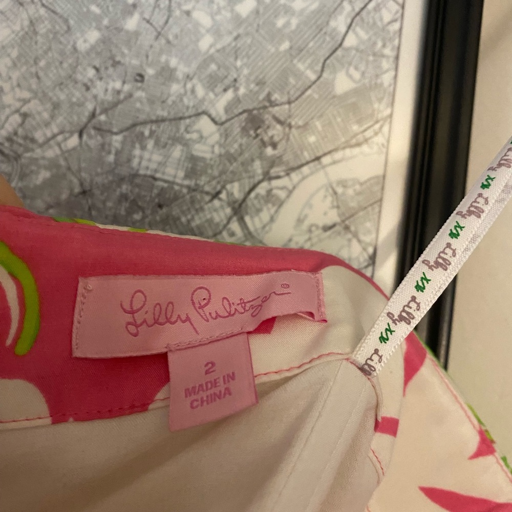 Lilly Pulitzer Floral Strapless Mini Dress - Picture 2 of 3